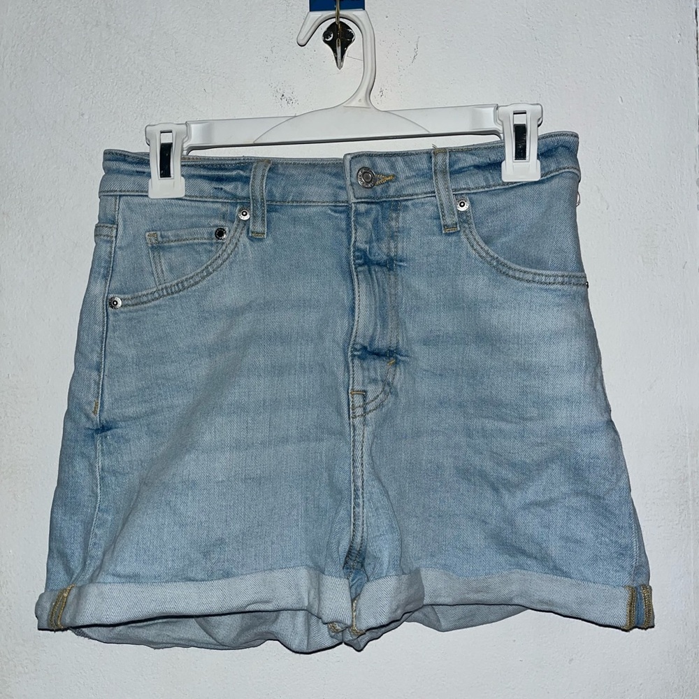 Light Blue Denim Women's Shorts